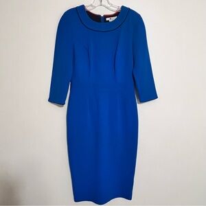 EUC Boden Slim Blue Women's dress Size 6 Long